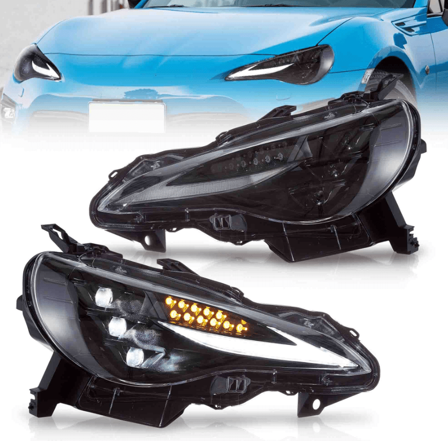 Toyota 86 GT86, Scion Frs, Subaru Brz LED Headlights 2012 - 2021